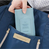 Portable Foldable Small Polyester Shoe Bag Multifunctional Waterproof Travel Beach Storage Outdoor Shoes Pouch