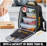 Luxury Magnetic Gym Bottle Carrier – New Style Insulated Holder with Integrated Front Storage Pocket and Adjustable Shoulder Strap