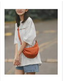 Chic Customizable Logo Vintage-Style Shoulder Bag – Ultra-Lightweight Pure Nylon Crossbody for the Spring/Summer