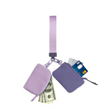Dural Pouch Wristlets Zipper Waterproof Nylon Unisex Portable Key Chain Coin Bag Card Holder Mini Double Wrist
