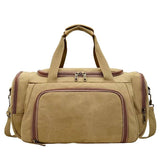 Canvas Expandable Duffle Bag for Men Traveling Luggage Travel Bag Weekender Overnight Bag Mens Sports Gym Carry on Weekend Bags