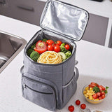 Large Capacity Insulated Outdoor Backpack Cross-Border Fresh-Keeping Picnic Cooler Leak-Proof Camping Lunch Bag