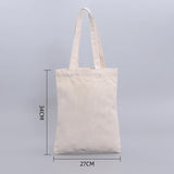 High Quality Blank Custom Print Natural Cotton Canvas Shopping Tote Bag