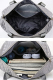 High Quality Large Capacity Quilted Weekender Bag Waterproof Folding Scalable Travel Duffle Bag with Wet Dry Pocket