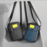 Men's Polyester Waterproof Waist Bag Korean Style Functional Chest Shoulder Multifunctional Sports Crossbody Mobile Phone Bag
