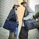Multifunctional Simple Fashionable Satchel Waterproof Portable Crossbody Shoulder Travel Bag Polyester Cross-Border Gift Gym Bag
