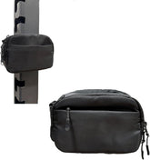 Magnetic Crossbody Gym Bag Travel Fanny Pack Belt Bag | Small Sling Bag Anti-Theft Shoulder Pouch with Magnetic Attachment