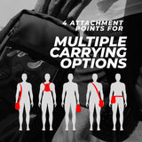 Magnetic Gym Bag Waterproof Durable Oxford Mobile Phone Bottle Holder Sling Bag Pouch Magnetic Water Bottle Bag