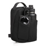 Magnetic Gym Bag Oxford Water Bottle Bag with Polyester Lining Mini Portable Crossbody Bag for Daily Outing Fitness Gym Holder