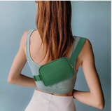 Chic Unisex Nylon Fanny Pack – Premium Waterproof Chest Bag and Crossbody Sling with Sophisticated Modern Aesthetic for Gym & Streetwear