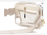 Premium Stadium Approved Clear Fanny Pack – Professional Water-Resistant Belt Bag with Adjustable Strap for Men & Women
