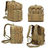 New Tactical Camo Backpack Outdoor Mountaineering Hiking Camping Multi Functional Large Capacity Travel Bag Wholesale