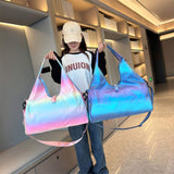 Lightweight Duffel Bag Durable Anti-wear Beautiful Women's Fitness Bag Large Capacity Multi-layer Cool Yoga Gym Bag
