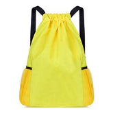 Fashion Sports Casual Backpack Pocket Drawstring Closure Oxford Cloth Waterproof Large Capacity Travel Bag for Student Football