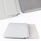 Laptop Bracket Leather Case Multi Functional Computer Bag Simple Liner Bag With Bracket Laptop Sleeve Case