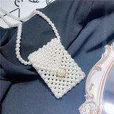 Newest Design Women Fashion Luxury Small Size Clutch Bag Ladies Personalized Imitation Pearl Shoulder Bag for Girls