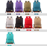 Korean Oxford Fabric Fashion College Students Backpacks Large Volume Solid Color Business Casual Bag