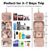 Hot Sell Women Large Capacity PU Leather Travel Toiletry Makeup Bag