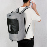 Large Capacity Trendy Cool Lightweight Backpack for Men and Women Black Laptop Backpack Suitable for Hiking Fishing Travel