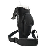 Outdoor Sports Neoprene Insulated Mug Sleeve Zipper Pocket Adjustable Strap 40oz Tote Water Bottle Custom Magnetic Gym Bag