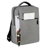 Men's Business Book Bag Large Capacity Multi-Functional Waterproof Light USB Zipper Large Capacity Letter