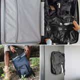 Vacuum Compression Nylon Fashion Travel Storage Backpack Moisture-proof Waterproof Luggage Clothes Air-tight TPU OutDoor Bag