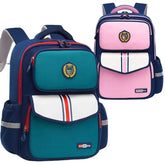 Primary School Student's Schoolbag Children's Spine Protection Unisex Water Repellent Oxford Curved Backpack