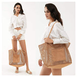 New Eco-Friendly Cotton Mesh Shopping Tote Bags Customized Label Colorful Net Crochet Reusable Shoulder Unisex with Nylon Lining
