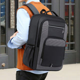 Custom LOGO Large Capacity Laptop Backpack Men's Business Bag Lightweight Travel Bag Mochilas Student Backpack