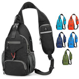 Chest Bag Men's Casual Travel Backpack Large Capacity Zipper Closure Vintage New Fashion Crossbody Sports Design for Summer