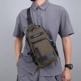 Fashionable Multi-functional Custom Waterproof Hiking Daypack Sling Backpack Chest Shoulder Crossbody Bag for Man Travel Bag