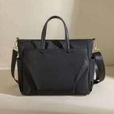 Women's Laptop Bag Fabric Waterproof Durable Large Capacity Briefcase Crossbody Tote Single Shoulder Strap Inner Sleeve