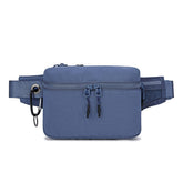 Trendy Waterproof Running Sports Fanny Pack Unisex Adjustable Strap Waist Bag Nylon Crossbody Belt Bag