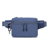 Trendy Waterproof Running Sports Fanny Pack Unisex Adjustable Strap Waist Bag Nylon Crossbody Belt Bag