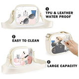 High Quality Transparent PVC Shoulder Bag Fashionable Zipper Security Backpack Coin Storage for Outdoor Travel Stadium Concert