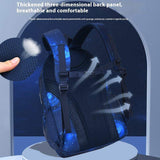 Large Capacity Children's Shoulder Bag 1-6 Grade Students Schoolbag Men's Side Refrigerator Open Cartoon for Primary Backpack