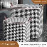 Large Capacity Thick Non-woven Quilt Storage Boxes Reusable Cube Storage Bag Organizer for Home Organizer Bedroom Single