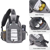Portable Tennis & Pickleball Paddle Backpack Durable Large Capacity 20-30L Gym Sport Bag for Unisex