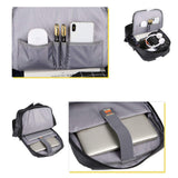 School Bags Large Capacity Leather Office Computer Bag Nylon Anti Theft Custom Travel Laptop Backpack With Usb