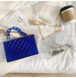 Summer Fashion Handbags for Women New Transparent Jelly Series with Shoulder Chain Ladies Purses