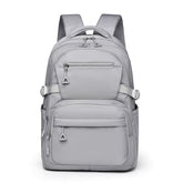 Women's Trendy Korean Style Junior High School Backpack Simple Casual School Bag for Students Large Capacity for Campus