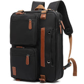 Men's Nylon Carrying Laptop Backpack Zipper Multi-Functional Sling Large Capacity Business Travel Sports Tote Bag