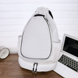 Large Capacity Nylon Racquet Sport Bag for Women Outdoor Training Shoulder Handheld Sports Badminton Tennis Bag