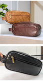 Portable High-End Handheld Makeup Storage Bag for Men Waterproof Zipper Large Capacity Hot-Selling for Travel Makeup Bags