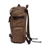 Men's Large Capacity Canvas Tactical Backpack Anti-Theft Oxford Cotton Soft Multi-Functional for Outdoor Casual Business Travel