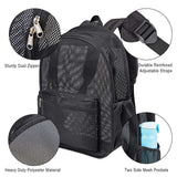 Hot Sale Lady Style Sport Swimming Backpack Cheap Wholesale See Through Mesh Backpack for Summer and Spring