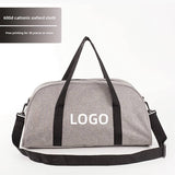 Denim Polyester Unisex Fitness Sports Yoga Dance Bag Portable Travel Custom Logo Waterproof Durable Hiking Folding Duffle Bag