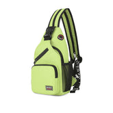 Waterproof Crossbody Sling Backpack with Earphone Hole Women Men Fashion Shoulder Chest Bag