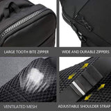 Mini Nylon Single Shoulder Bag Sport Shoulder Bag Custom Small Square Black Crossbody Messenger Bag With Logo