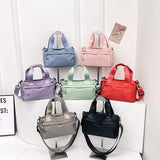 Women's Multi-Use Tote Bag Small Single Shoulder Crossbody Handbag Large Capacity Casual Nylon Polyester Custom Logo Gym Bag